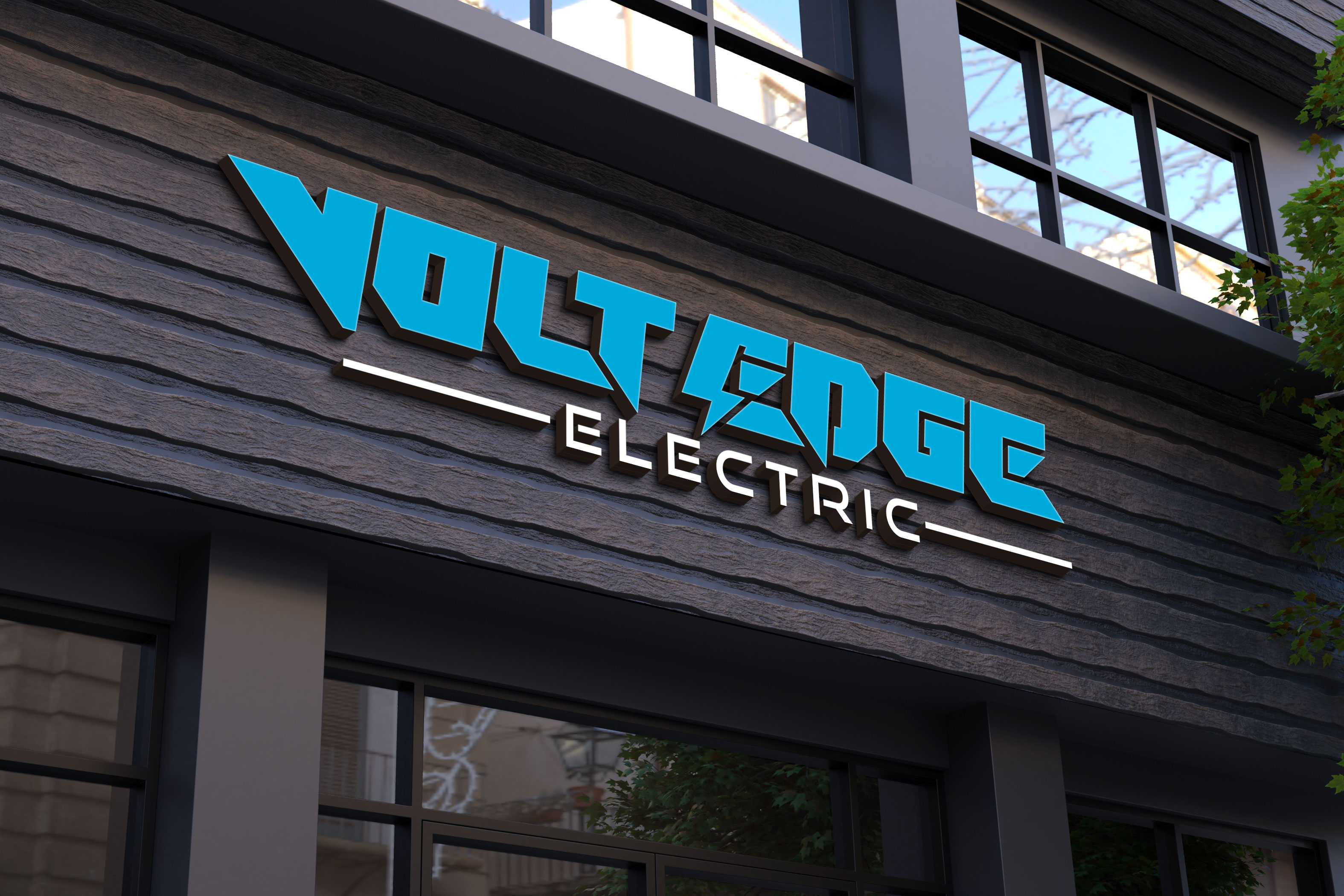 Logo Design by Kavth for Volt Edge Electric | Design #31493583