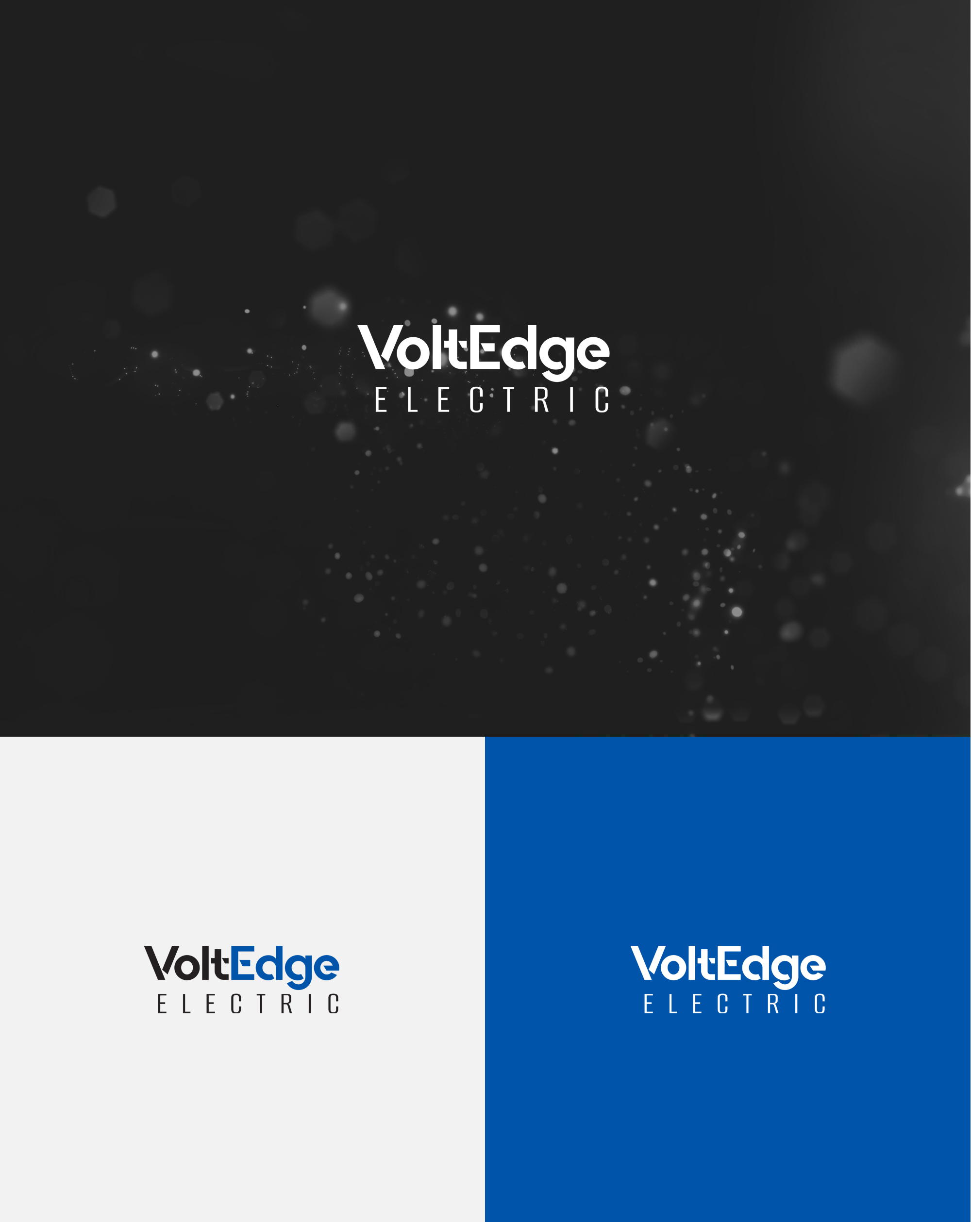 Logo Design by Vozara for Volt Edge Electric | Design #31450471
