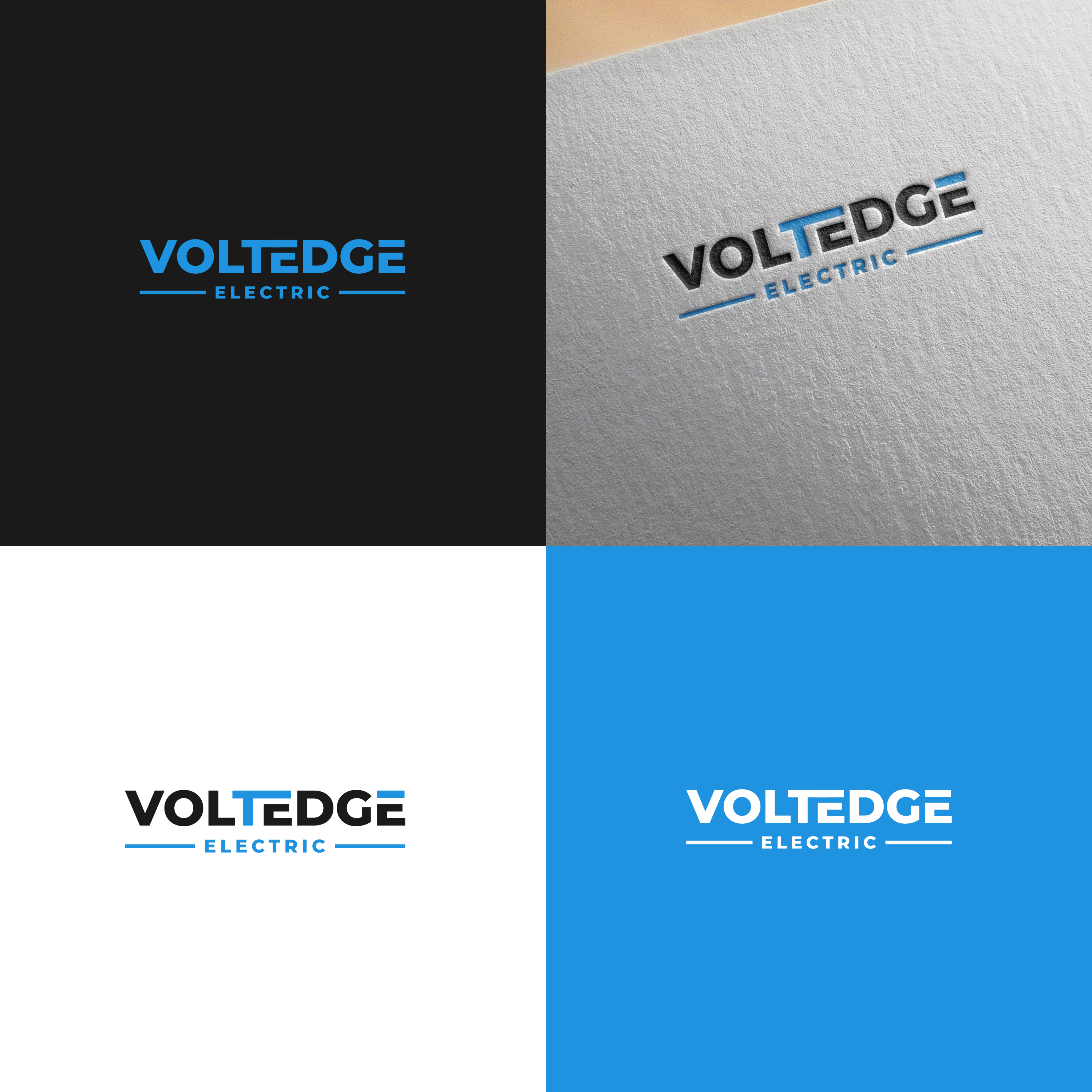 Logo Design by Dylan Z.R for Volt Edge Electric | Design #31457538