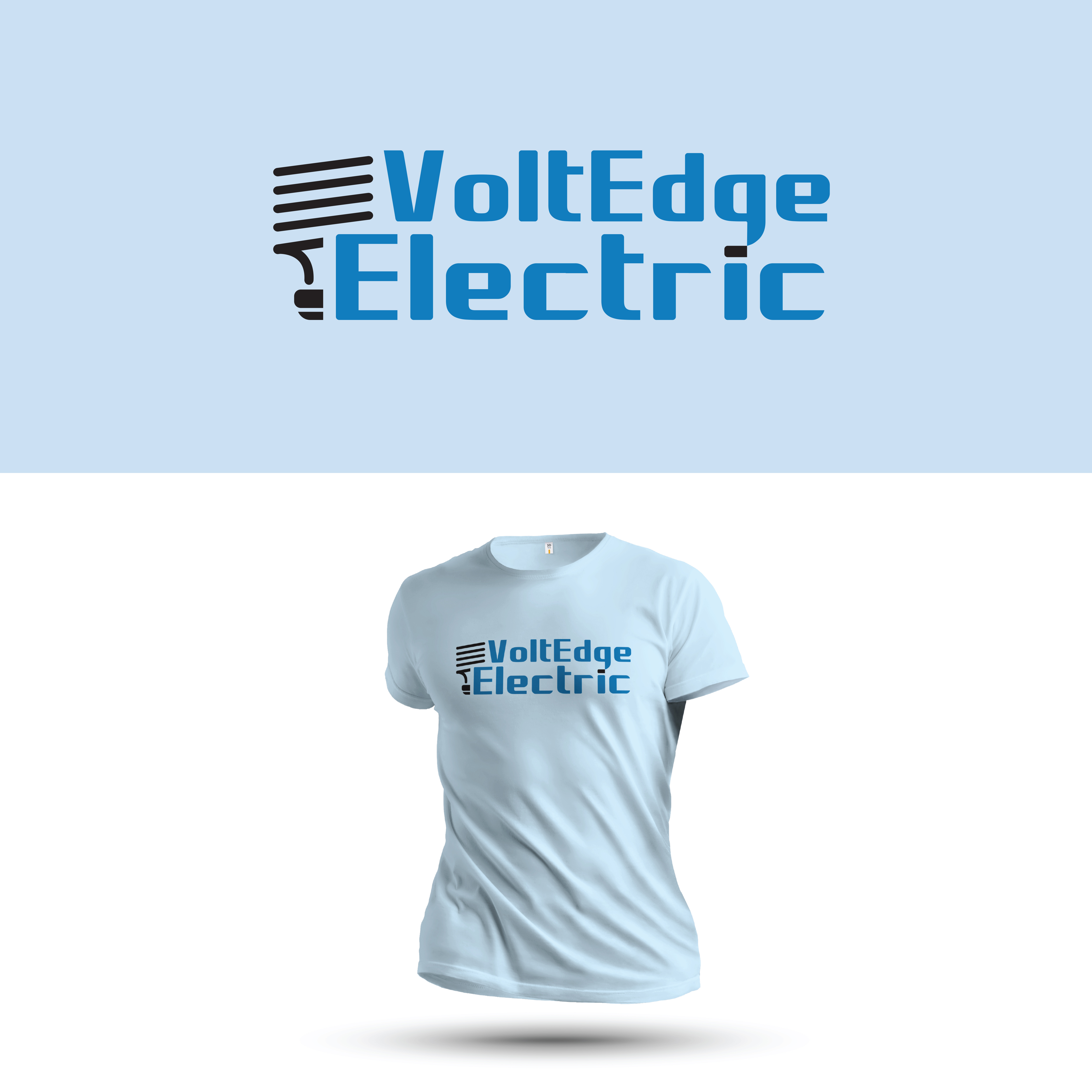 Logo Design by Ahmed_Alminiawy for Volt Edge Electric | Design #31477903
