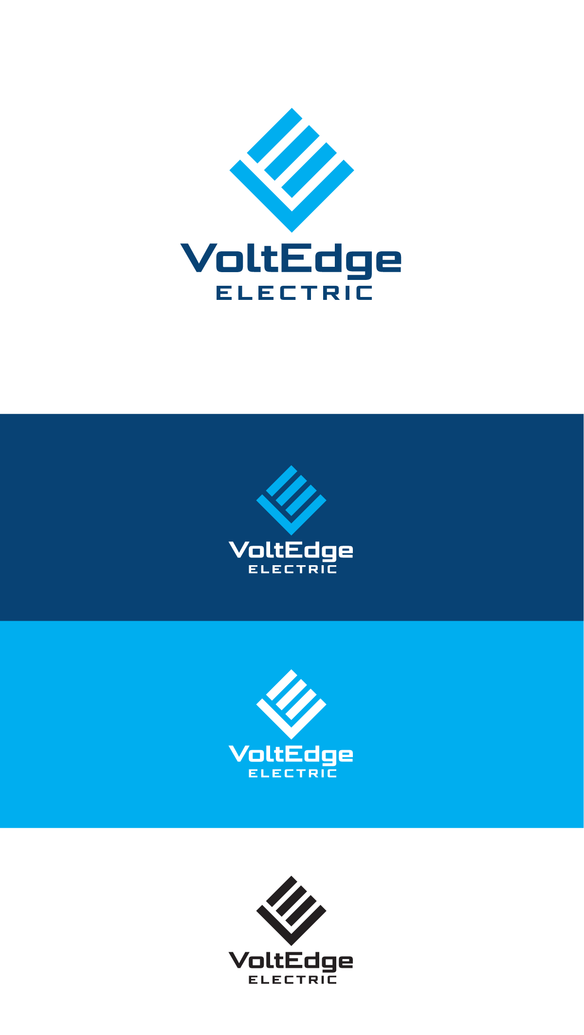 Logo Design by MX-Design for Volt Edge Electric | Design #31486484