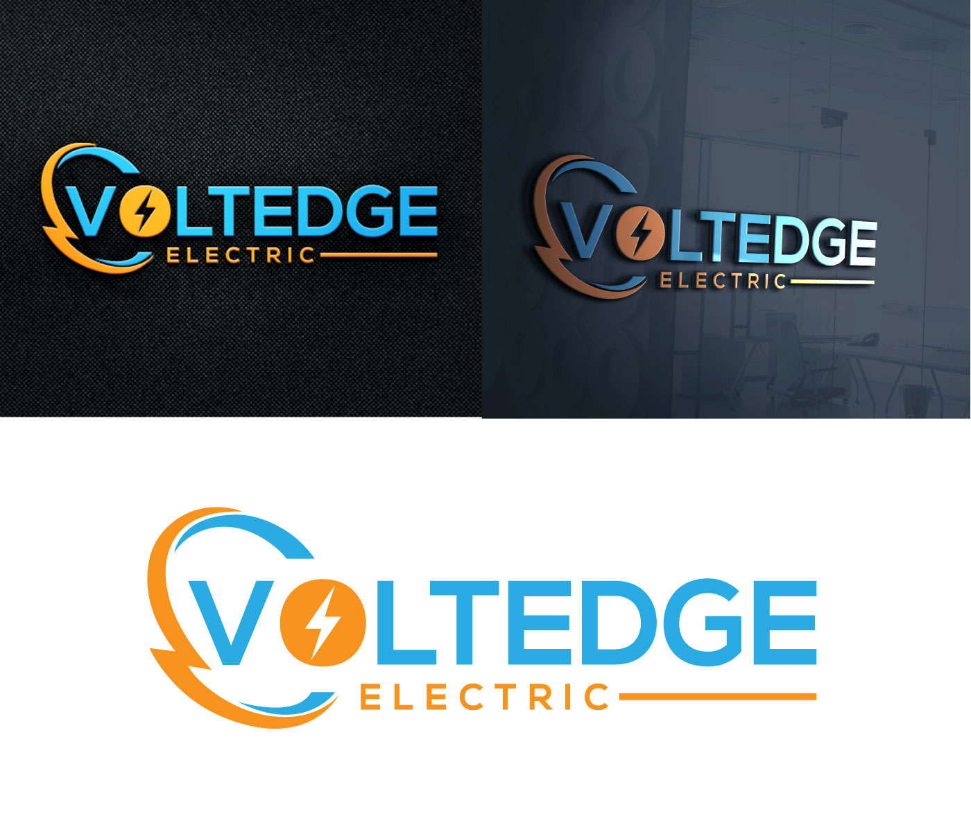 Logo Design by Fürstenberg design for Volt Edge Electric | Design #31458744