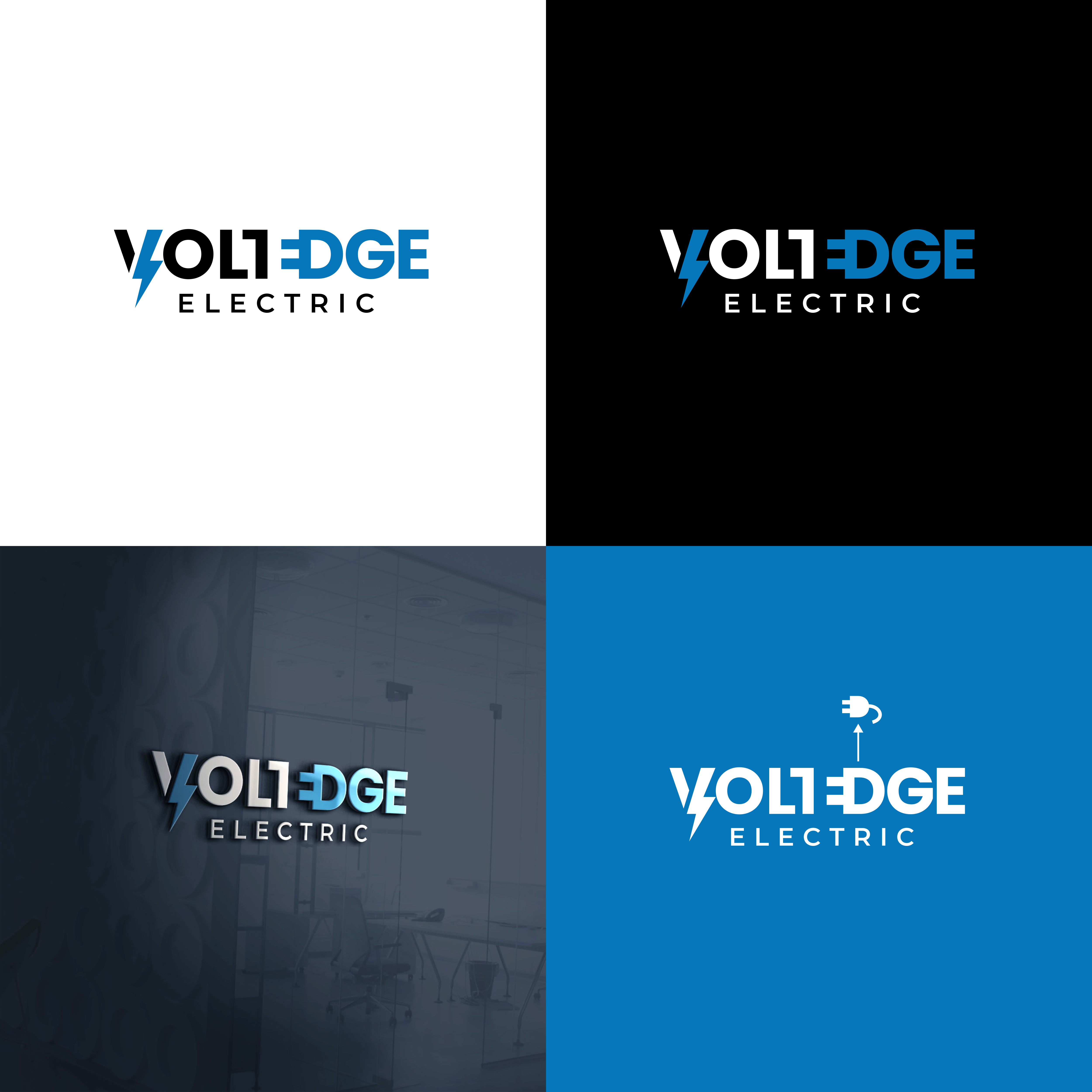 Logo Design by Reza Refianto for Volt Edge Electric | Design #31453023