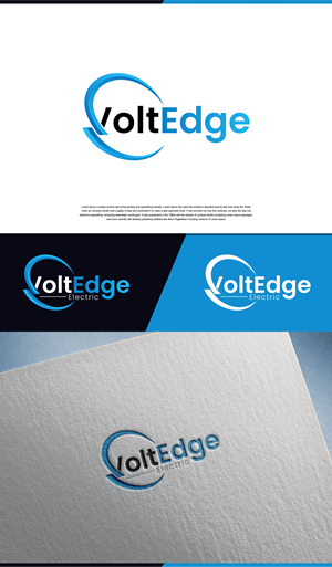 Logo Design by TULLUS STUDIO™ for Volt Edge Electric | Design: #31449623