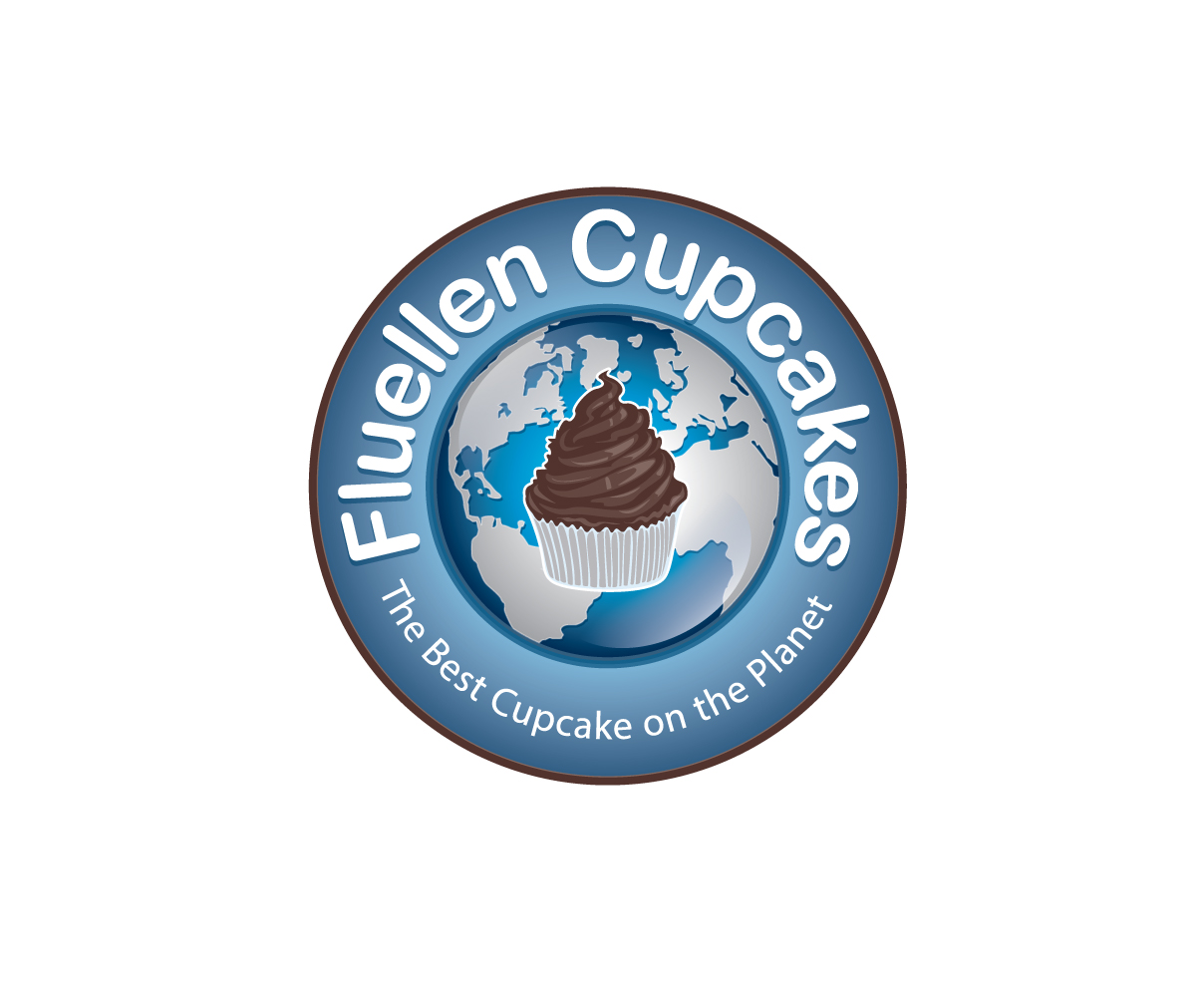 Diseño de Logo por LogoPoko para Fluellen Cupcakes | Diseño #31454789