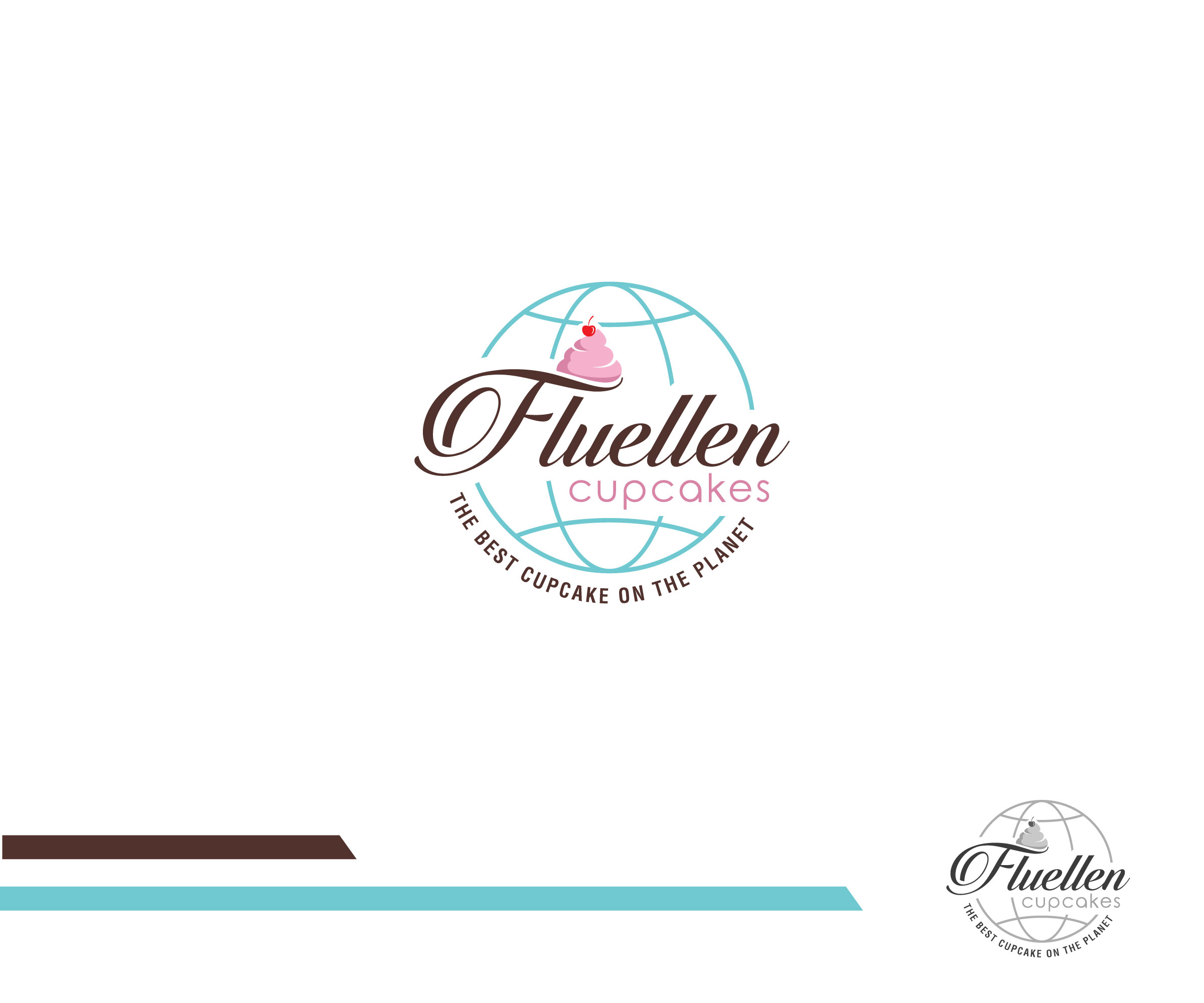 Logo Design by ecorokerz for Fluellen Cupcakes | Design #31449990