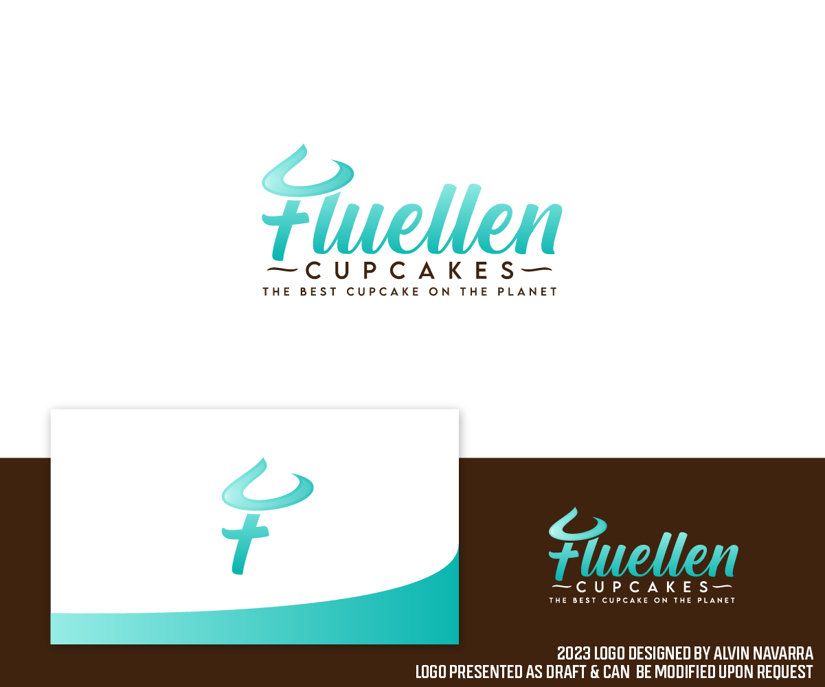 Logo Design by alvinnavarra for Fluellen Cupcakes | Design #31478207