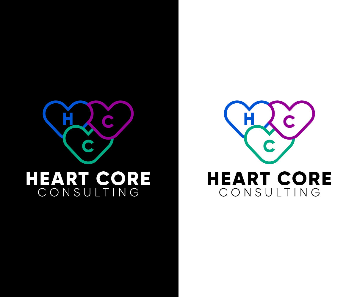 Logo Design by Kavth for Heart Core Consulting | Design #31493503