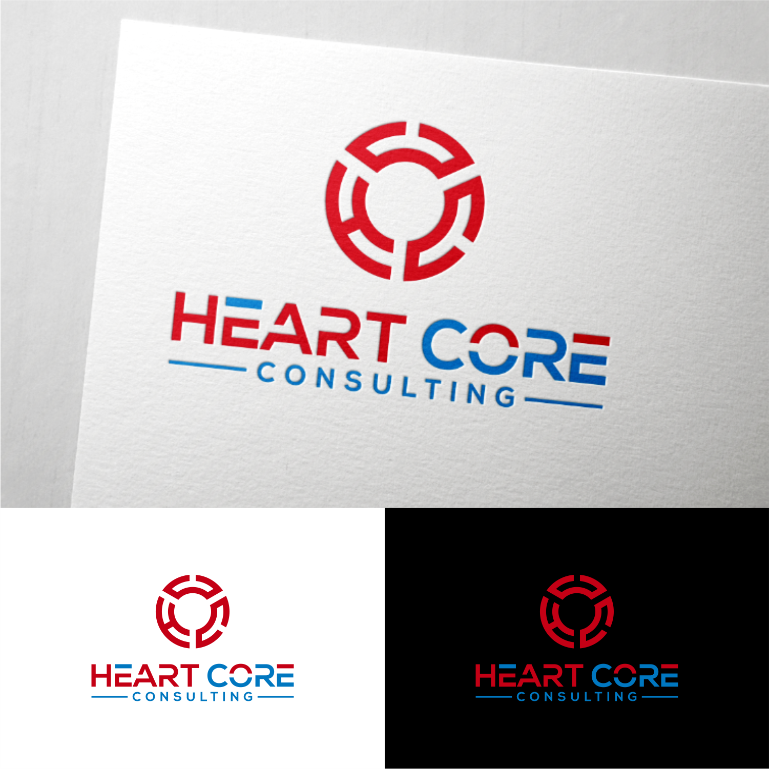 Logo Design by semarco for Heart Core Consulting | Design #31454724