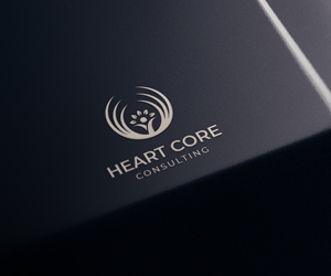 Logo Design by Tube light for Heart Core Consulting | Design #31498789