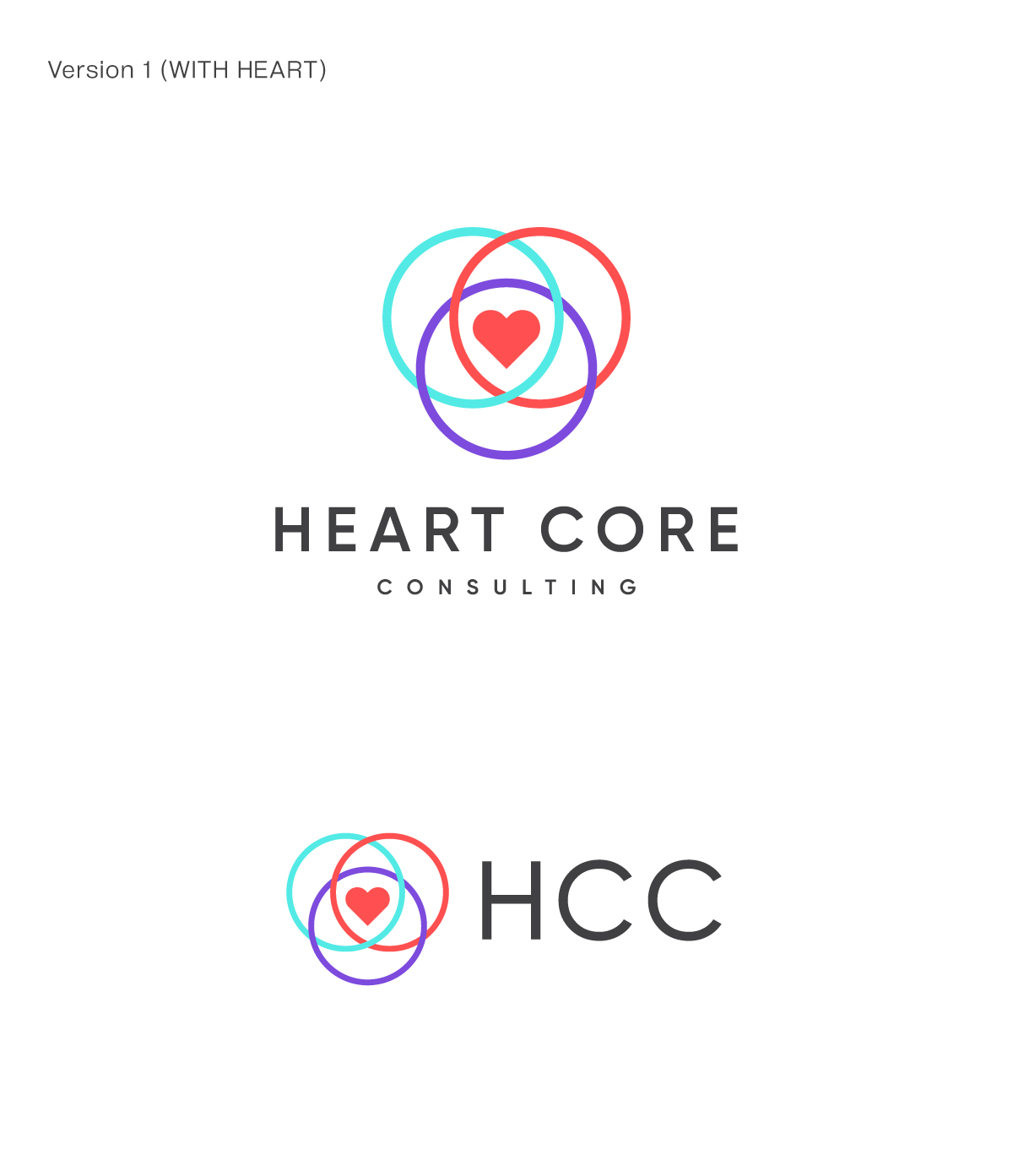 Logo Design by apik. for Heart Core Consulting | Design #31449547