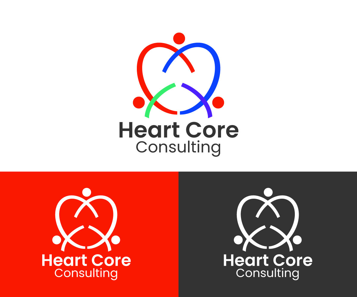 Logo Design by Design Radz for Heart Core Consulting | Design #31492579