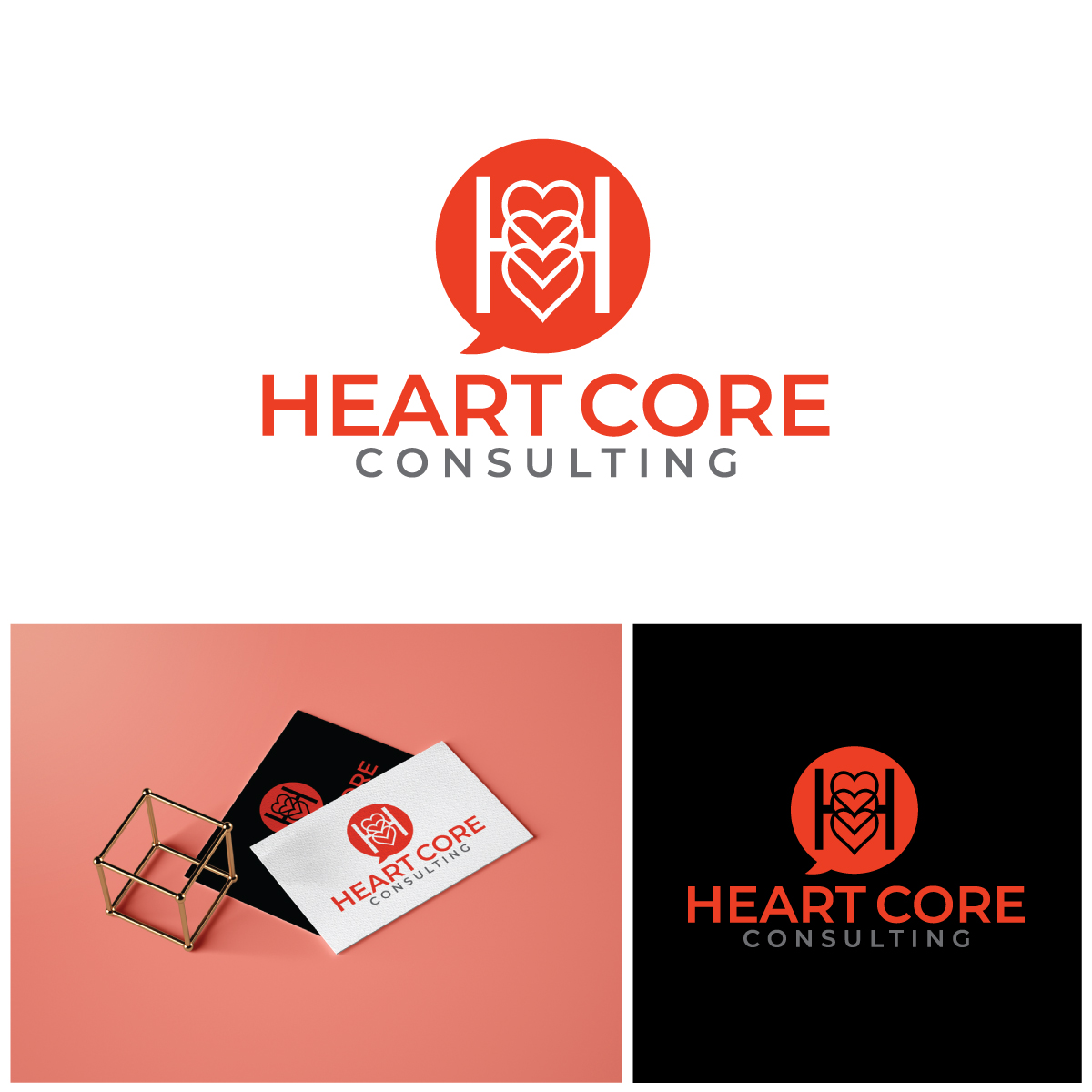 Logo-Design von riya.mitra07j für Heart Core Consulting | Design #31451174