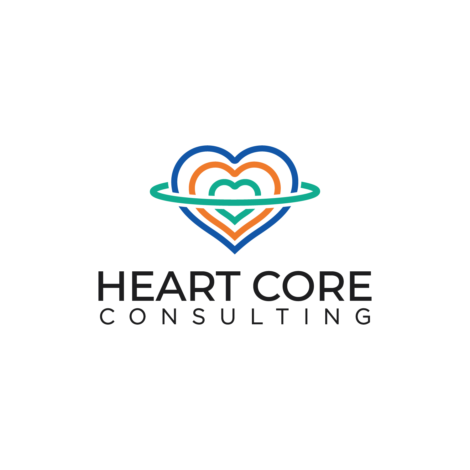 Logo Design by LAXMI DESIGNHUB for Heart Core Consulting | Design #31451885