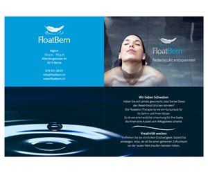 Flyer Design by NancyTan for www.floatbern.ch | Design: #31496725