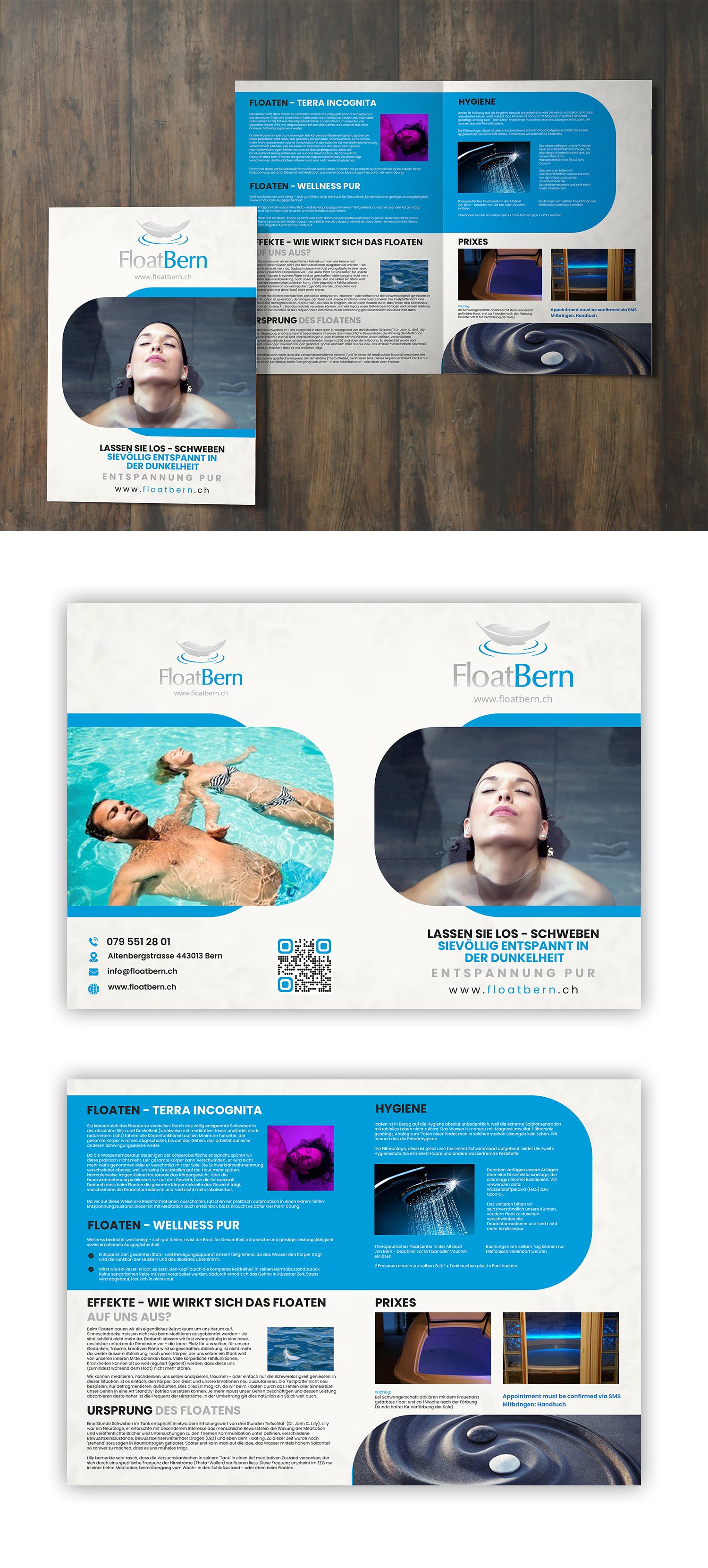 Flyer Design by debdesign for www.floatbern.ch | Design #31462633