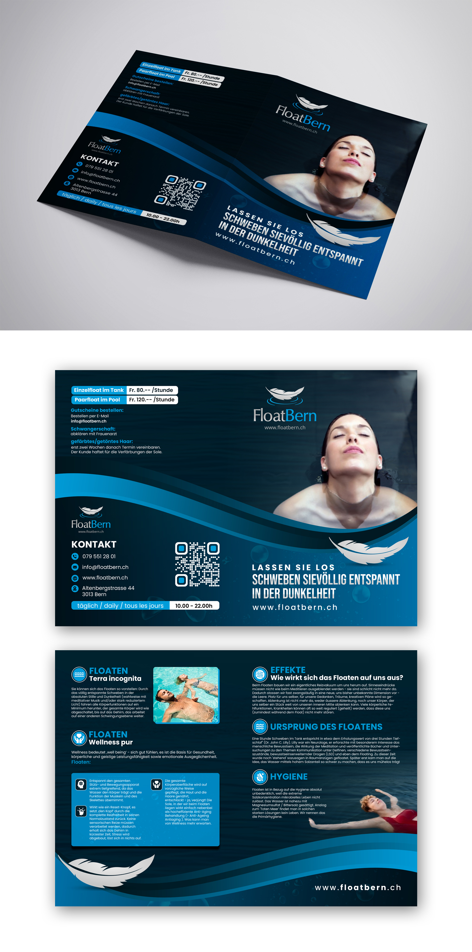 Flyer Design by debdesign for www.floatbern.ch | Design #31463036