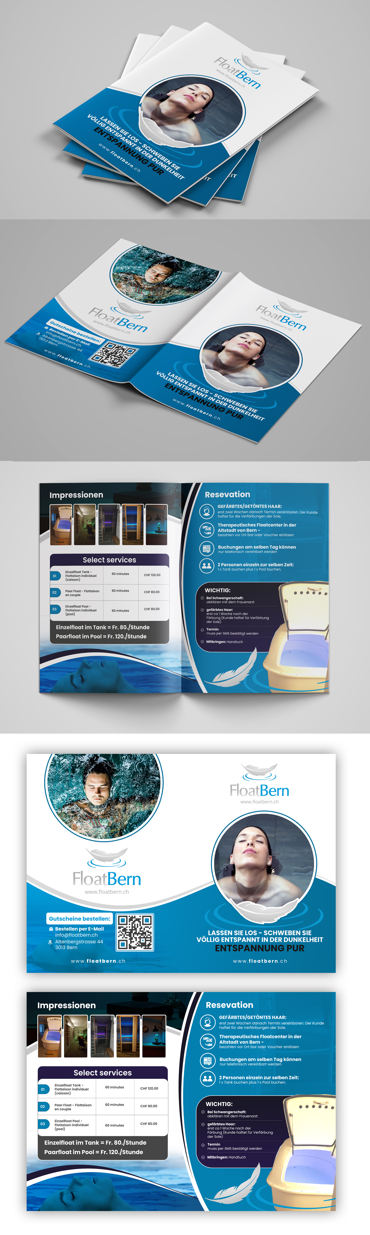 Flyer Design by debdesign for www.floatbern.ch | Design #31463389