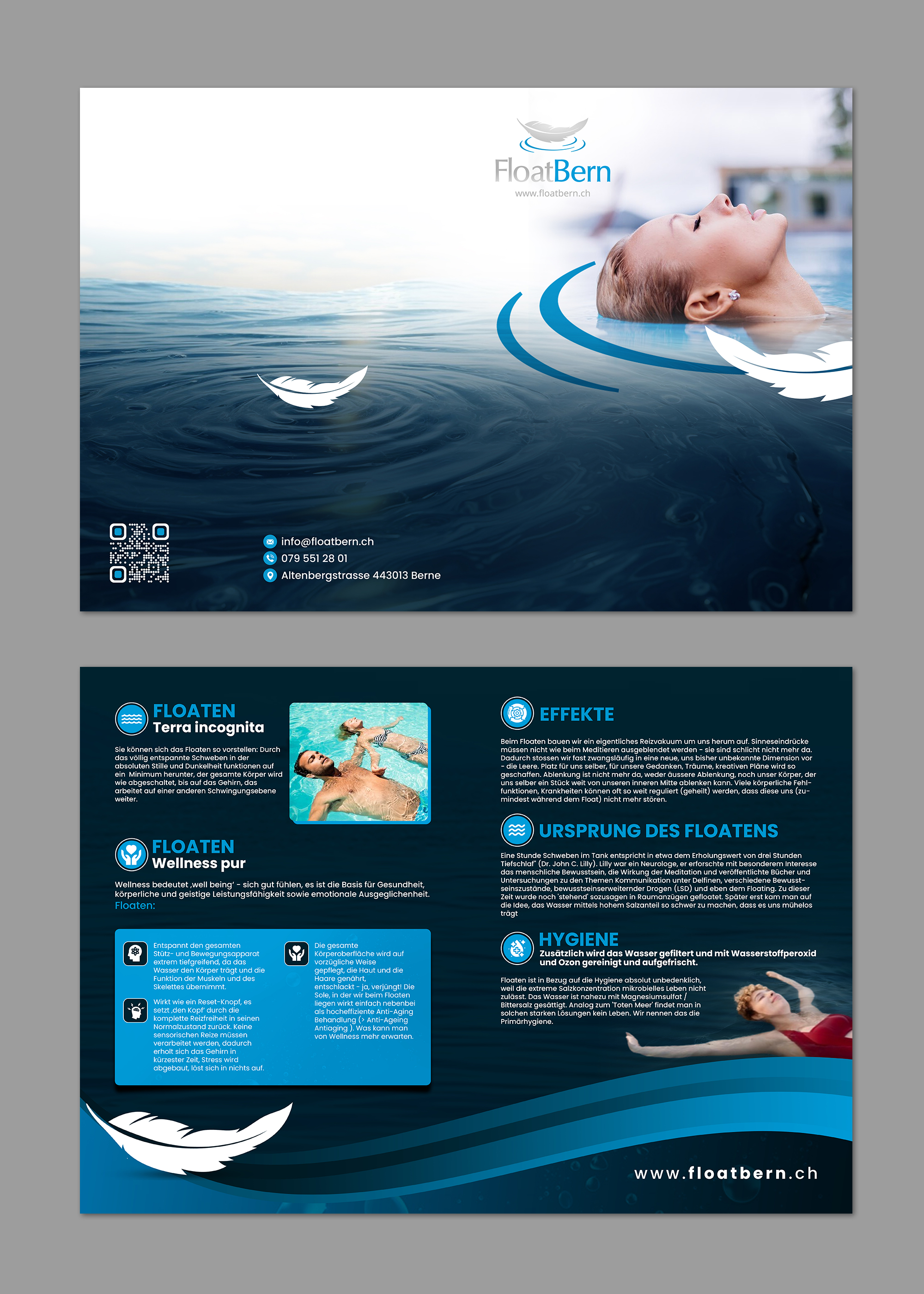 Flyer Design by debdesign for www.floatbern.ch | Design #31546539