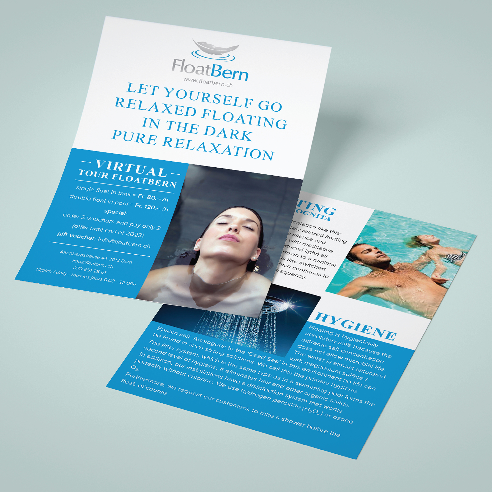 Flyer Design by Maxo-Biz for www.floatbern.ch | Design #31466628