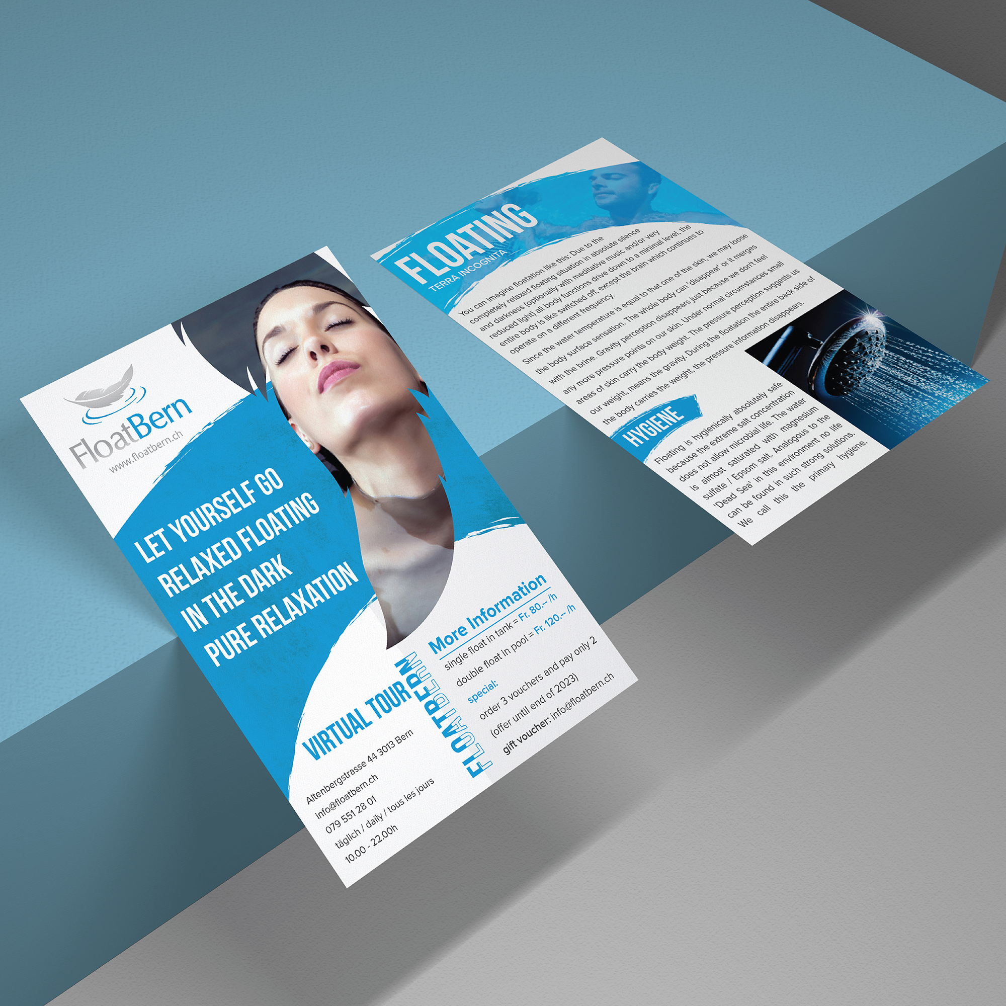 Flyer Design by Maxo-Biz for www.floatbern.ch | Design #31466629