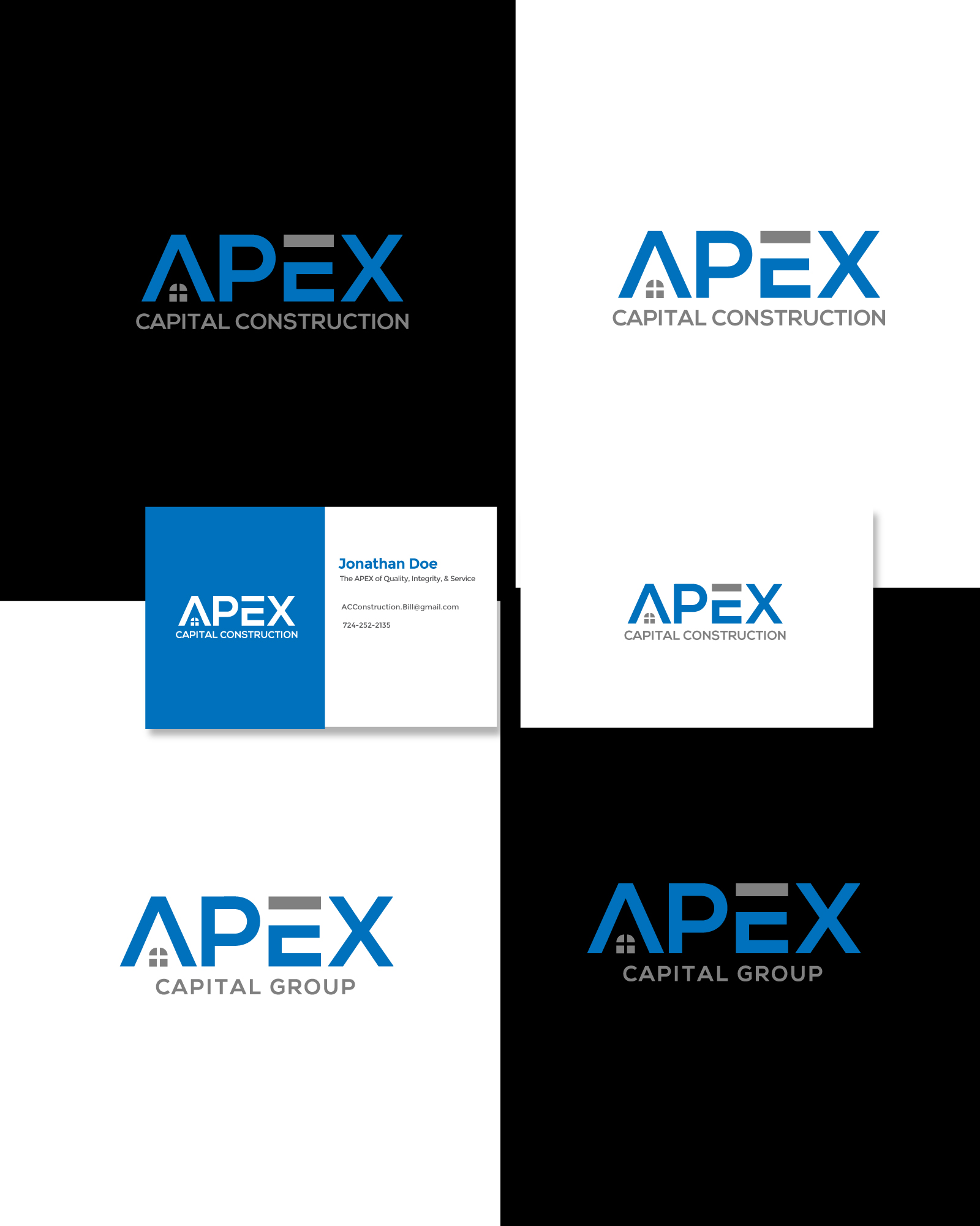 Logo Design by Nazma _Begum for APEX Capital Construction  | Design #31460173