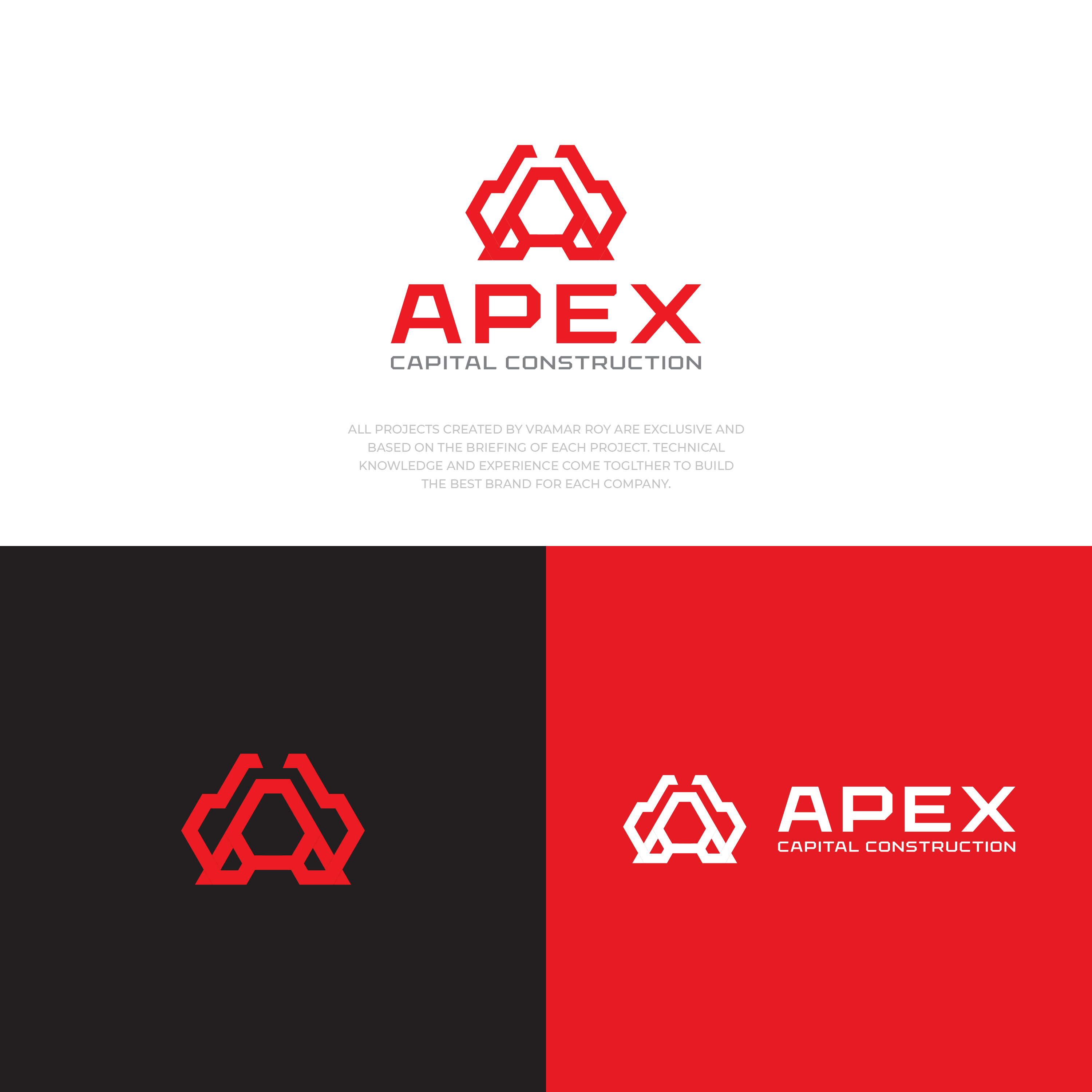 Logo Design by vramar.roy for APEX Capital Construction  | Design #31459733