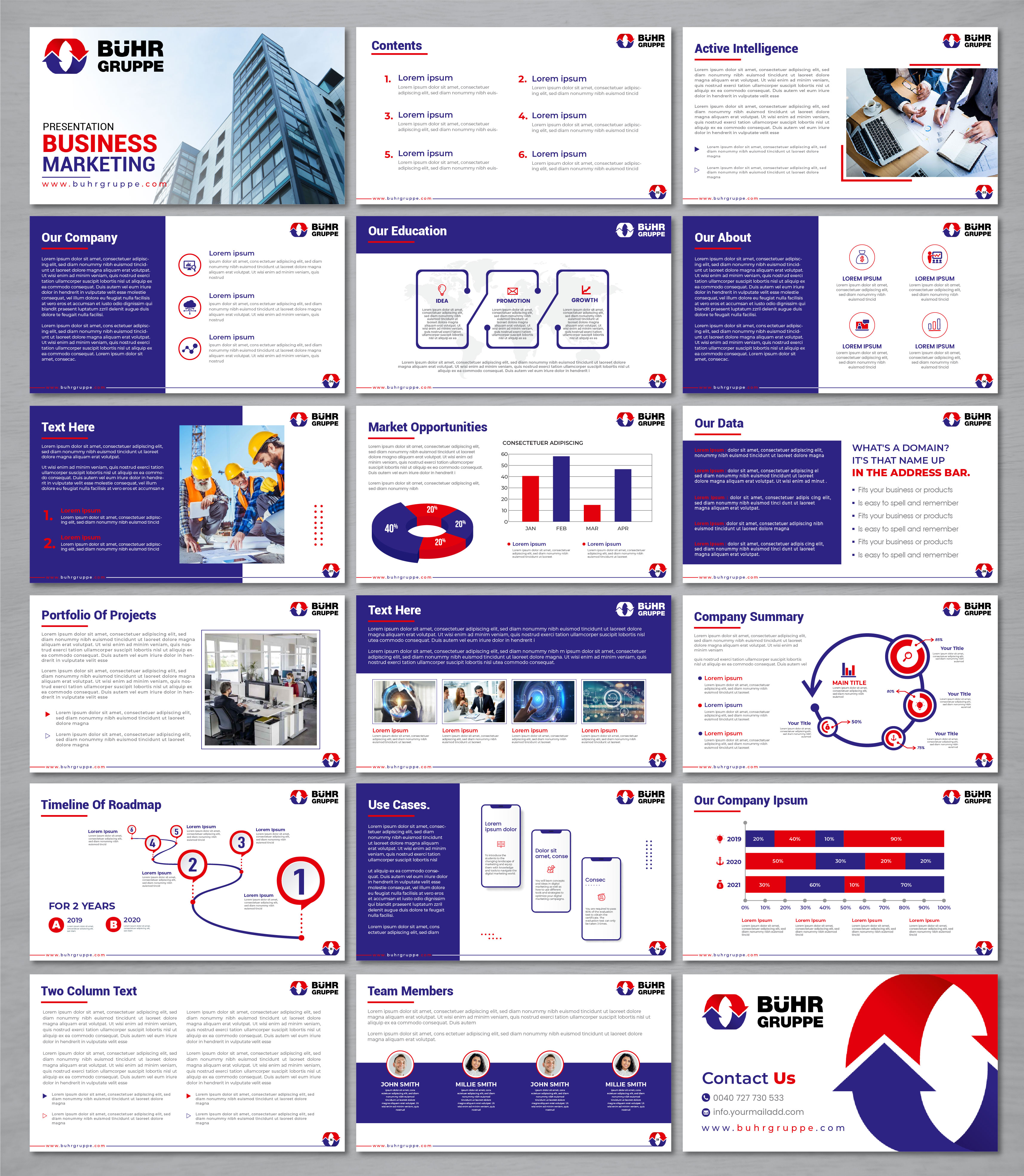 PowerPoint Design by artbitin for Bühr Gebäudetechnik GmbH | Design #31466763