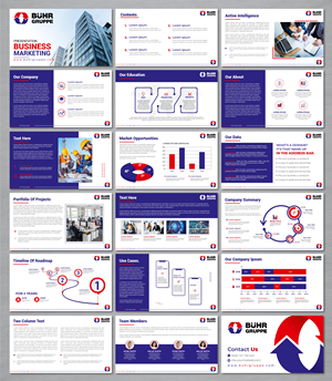 PowerPoint Design by artbitin for Bühr Gebäudetechnik GmbH | Design: #31466763