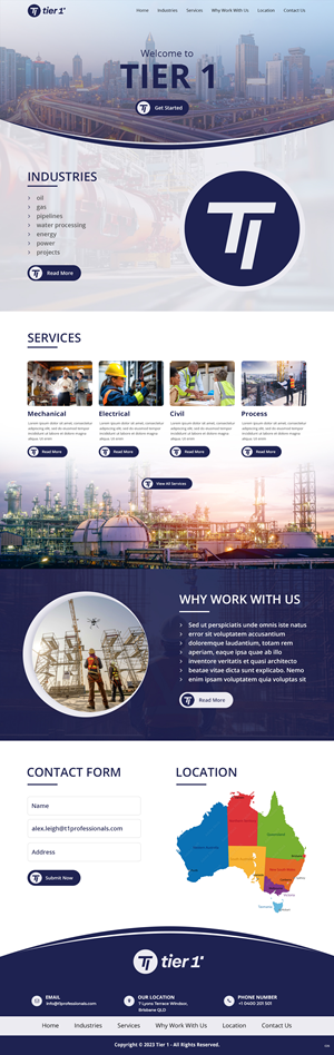 Web-Design von pb für Tier 1 Professionals | Design: #31470838