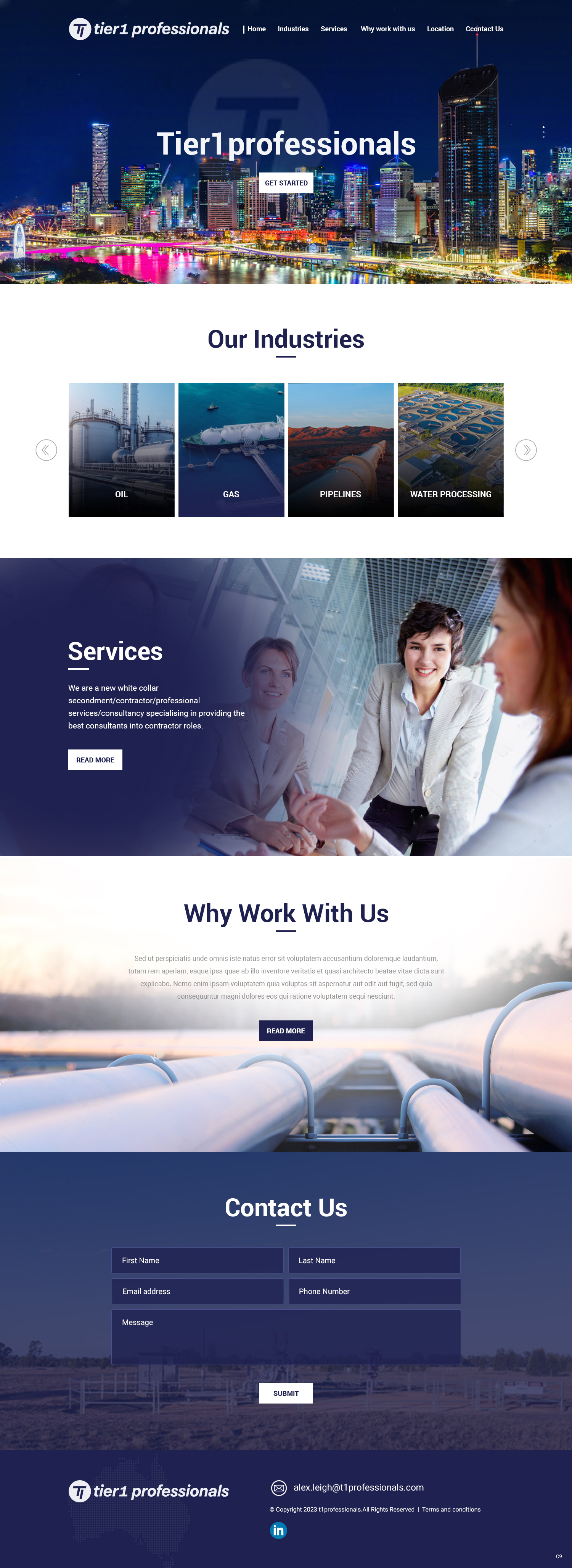 Web-Design von pb für Tier 1 Professionals | Design #31470840