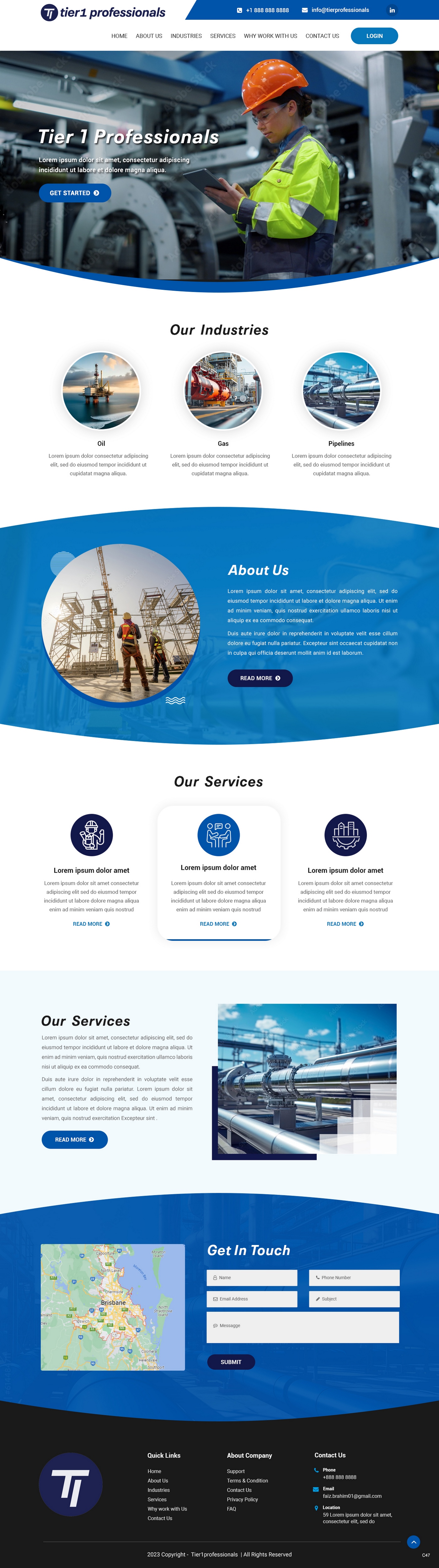 Web Design by pb for Tier 1 Professionals | Design #31470843