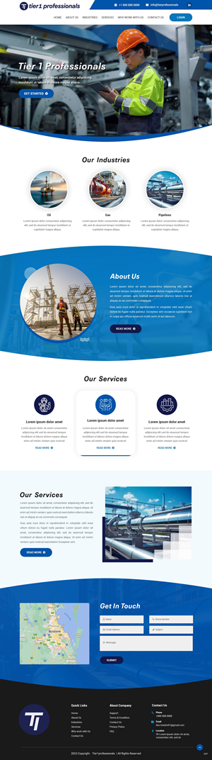 Web-Design von pb für Tier 1 Professionals | Design: #31470843