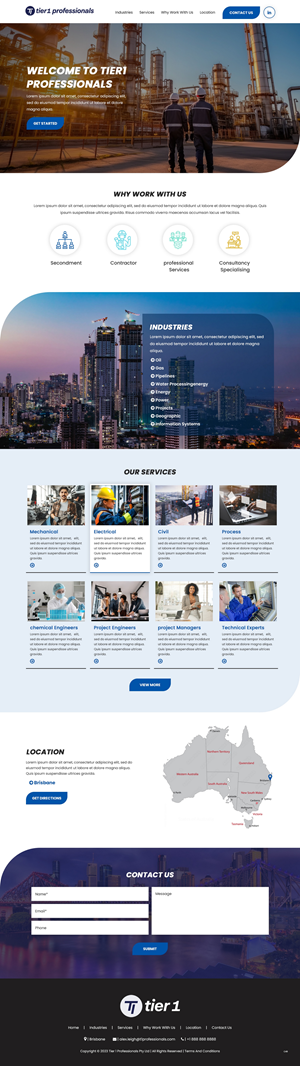 Web-Design von pb für Tier 1 Professionals | Design: #31470845
