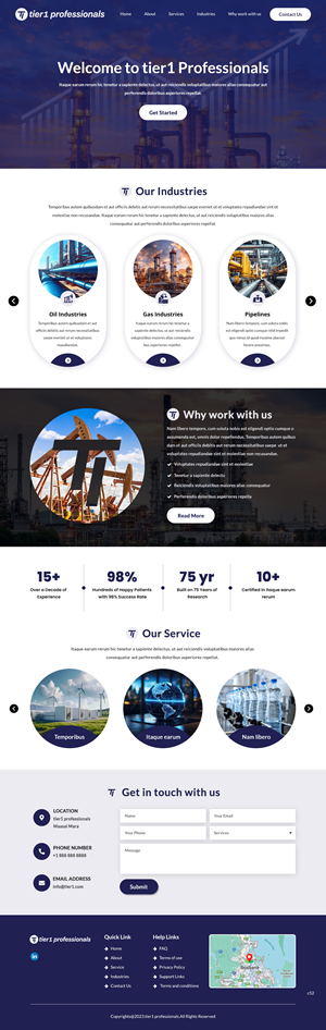 Web-Design von pb für Tier 1 Professionals | Design: #31470846
