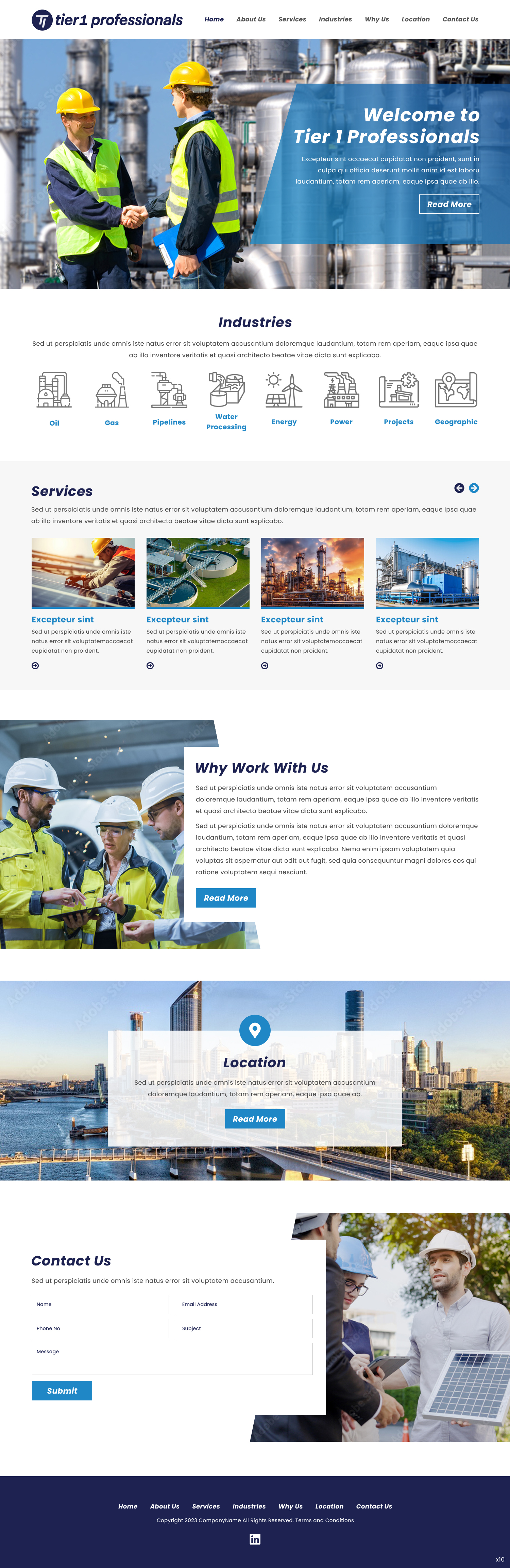 Web Design by pb for Tier 1 Professionals | Design #31470853