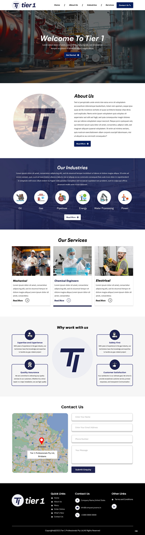Web-Design von pb für Tier 1 Professionals | Design: #31470854