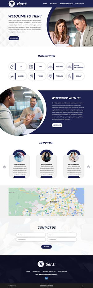Web-Design von pb für Tier 1 Professionals | Design: #31470855