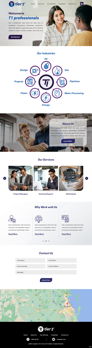 Web-Design von pb für Tier 1 Professionals | Design: #31470856