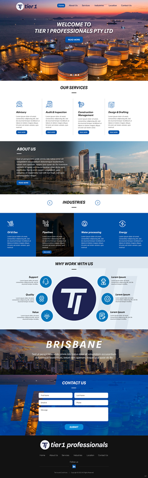 Web-Design von pb für Tier 1 Professionals | Design: #31470863
