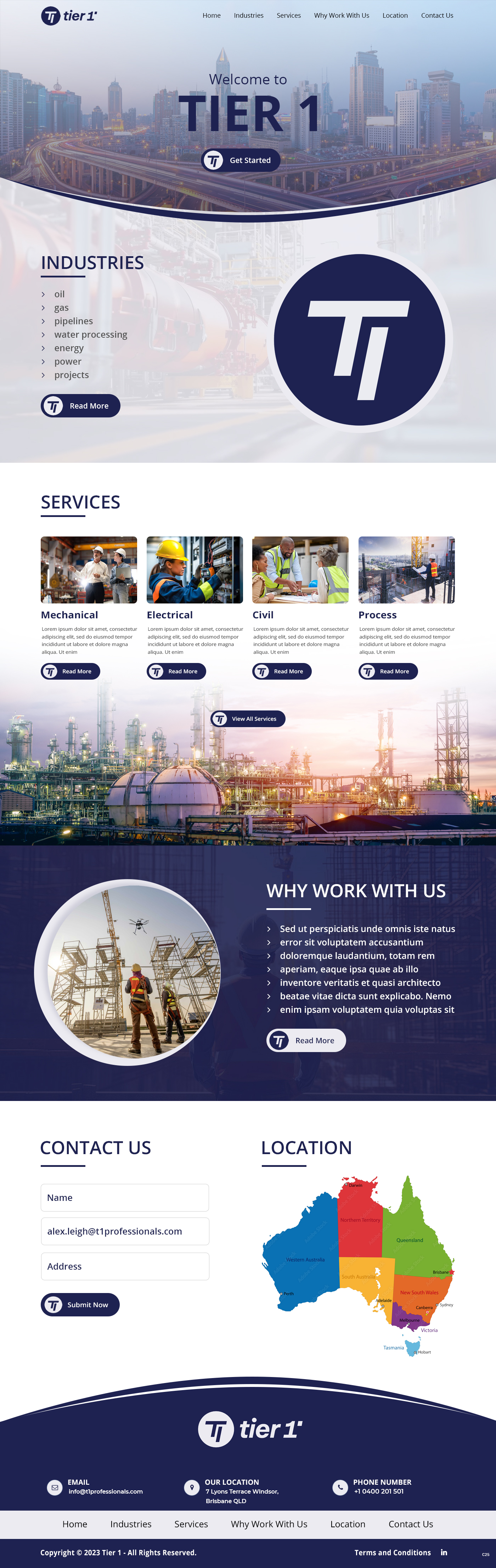 Web Design by pb for Tier 1 Professionals | Design #31477079