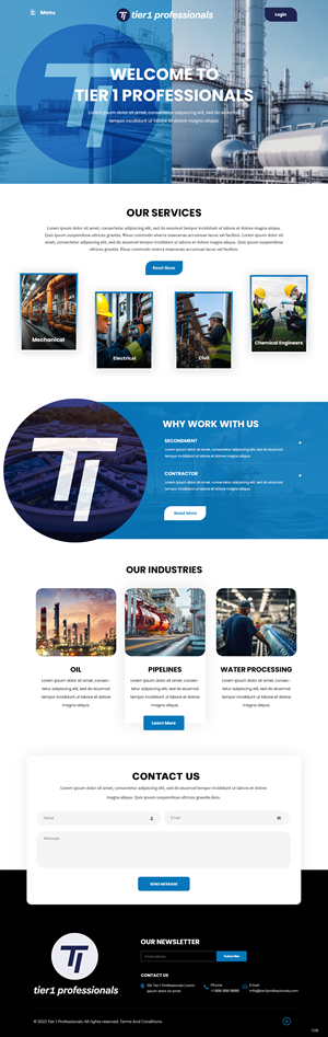 Web-Design von pb für Tier 1 Professionals | Design: #31477081