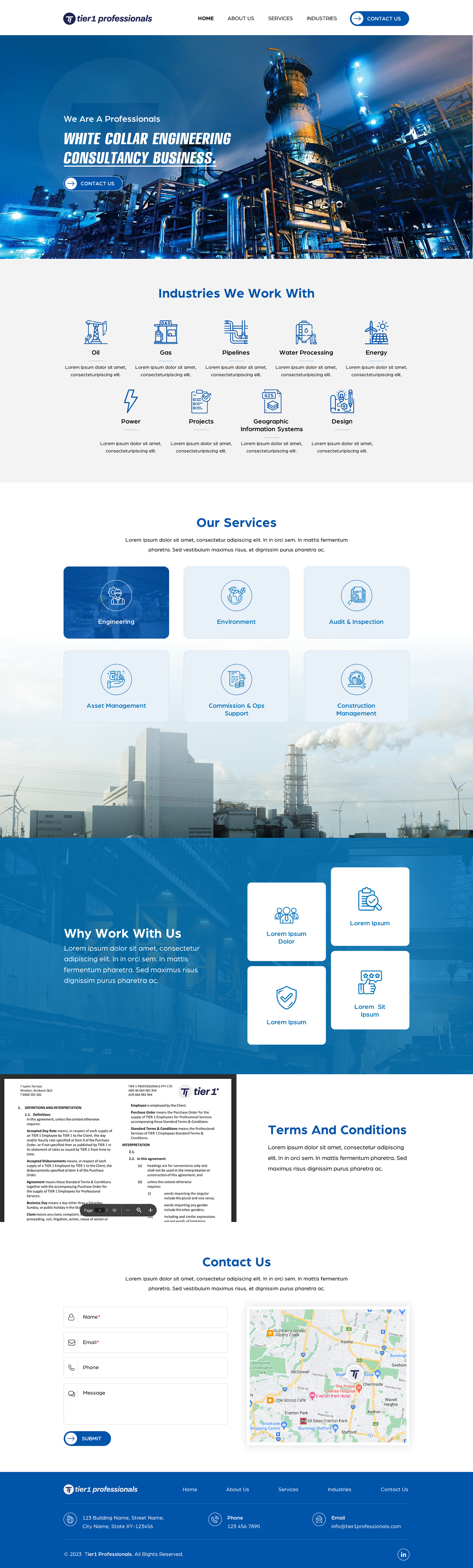 Web Design par Sbss pour Tier 1 Professionals | Design #31469217