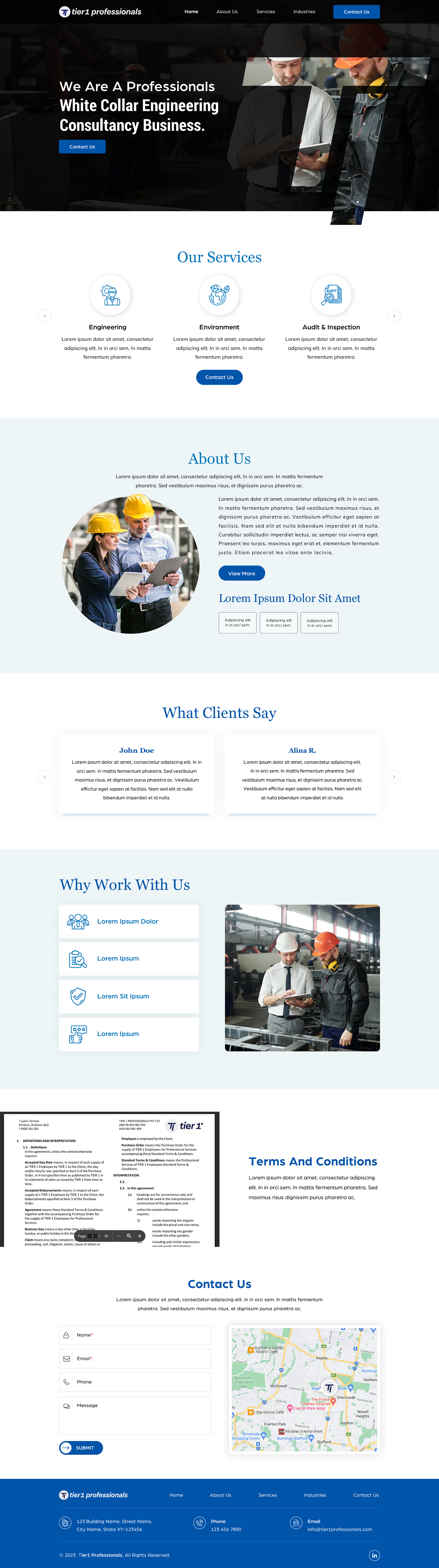 Web Design par Sbss pour Tier 1 Professionals | Design #31469973