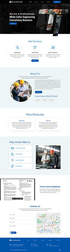 Web Design by Sbss for Tier 1 Professionals | Design: #31469973