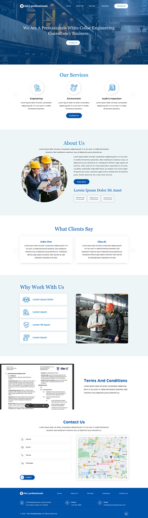 Web Design by Sbss for Tier 1 Professionals | Design: #31469974
