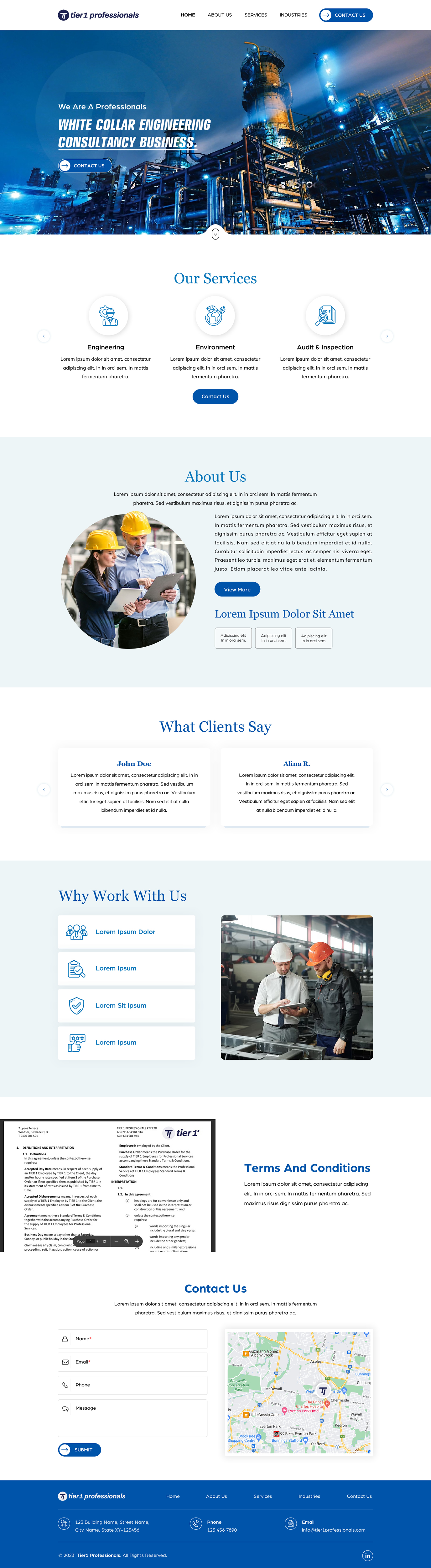 Web Design par Sbss pour Tier 1 Professionals | Design #31469975