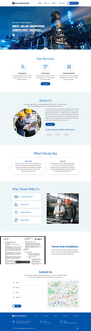 Web Design by Sbss for Tier 1 Professionals | Design: #31469975