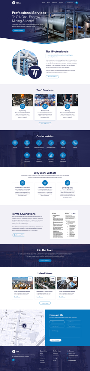 Web Design by Sbss for Tier 1 Professionals | Design: #31475739