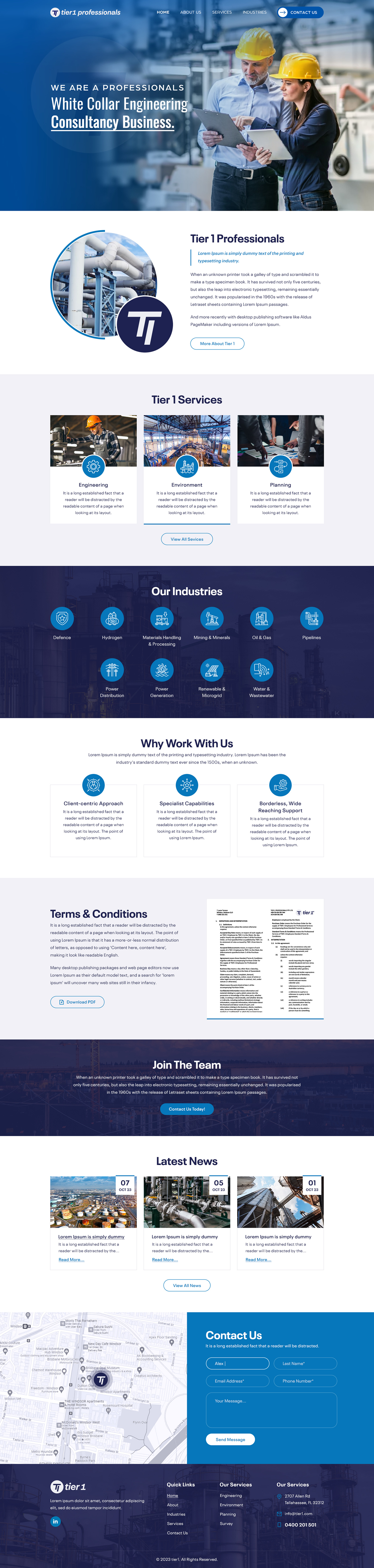 Web Design par Sbss pour Tier 1 Professionals | Design #31476409
